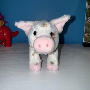 Douglas Spotted Pig Plush 6” Farm Animal Stuffed Toy EUC